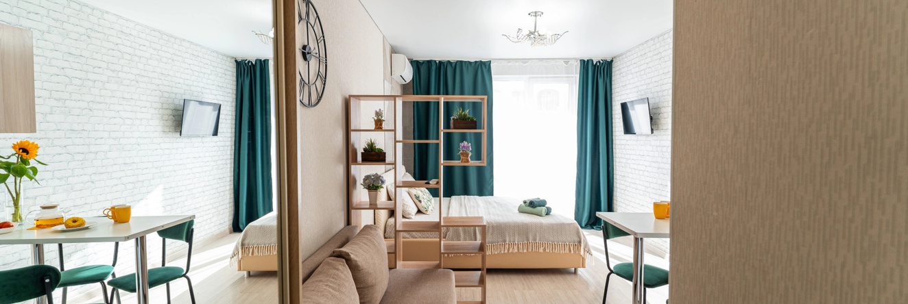 Studiya s vidom na more v Myskhako ot LetoApart Apartments, 梅斯哈科 — 照片 1