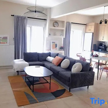 Paleo Faliro Athens fully equipped 2 bedrooms 90 sqm big apartment 200m to Free beach, 帕莱昂法利龙 — 照片 2