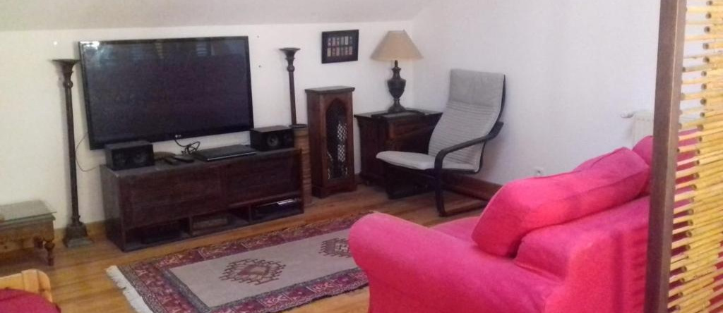 Appartement en loft 50m2 dans maison avec chambre en mezzanine et canapes lits dans salon, 圣皮埃尔德沙特勒斯 — 照片 1