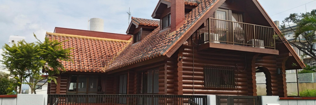 [All Natural Wood Big Log Home]4Br,2Bath,3Toilets, Онна — фото 1
