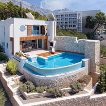 Luxury Seafront Villa Brela Pride with private heated pool at the beach in Brela - Baska Voda, 布雷拉 — 照片 4