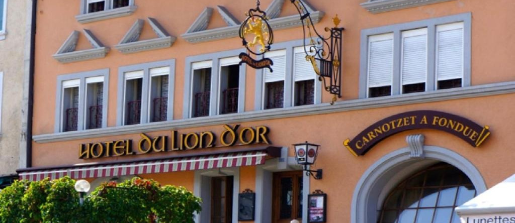 Hôtel Lion d'Or Romont, 罗蒙 — 照片 1