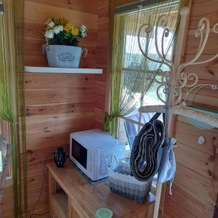 Log cabin retreat and luxury bell tent, 罗兰兹卡斯尔 — 照片 2