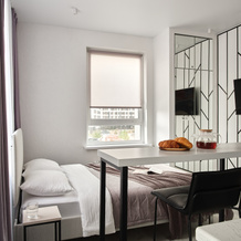 Uyutnaya novaya studiya u metro Spartak Apartments, 莫斯科 — 照片 4