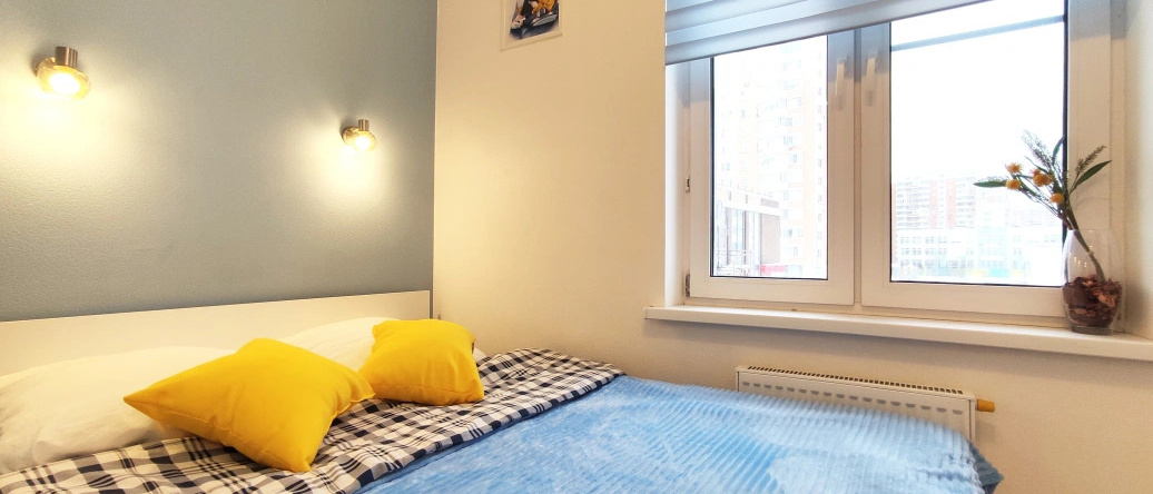 Blue art m.Fiztekh Apartments, 莫斯科 — 照片 1