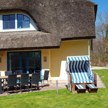 Reetdachhaus Eibe 2, Kaminofen, Sauna, 8 Personen, W-Lan, 普德明 — 照片 2