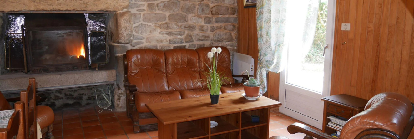 Granite Stone House With Fireplace, Plouguerneau, Plouguerneau — photo 1