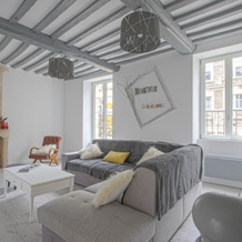 Comfy Apartment in Bayeux. Communal Terrace/livingroom and Kitchen, Bayeux — photo 2