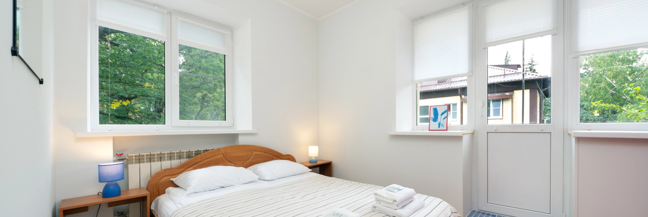 PosutkaRu Lenina 5B Sanatorii Kurortnaya zona i ozero 30ka Flat, 热列兹诺沃茨克 — 照片 1