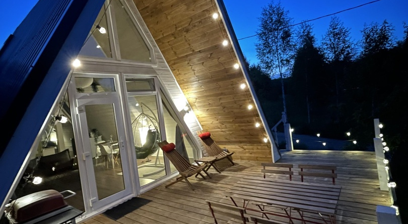 Гостевой Дом Sazonki Hill A-Frame Village, Сазонки — фото 1