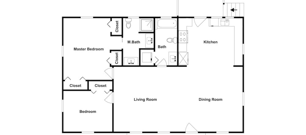 7 3Rd Street Home 2 Bedrooms 2 Bathrooms Home, Вудфин — фото 1