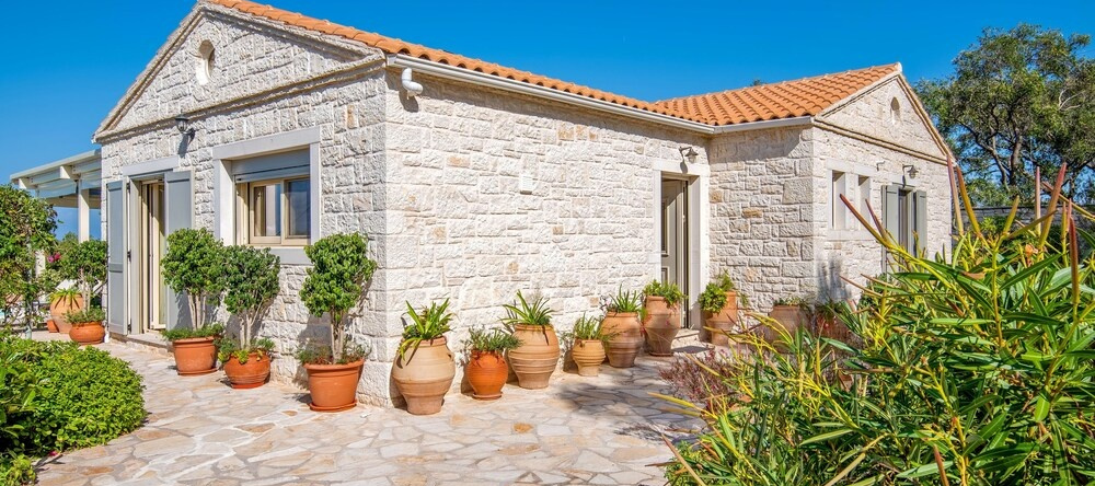 Stone Pool Villa Alina with Seaview by Konnect, Paxos — photo 1