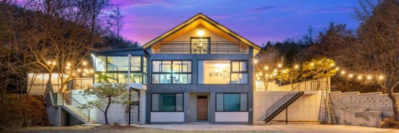 Pocheon Two Romantic Birds Pool Pension, 抱川 — 照片 1