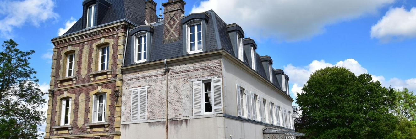 Heritage Castle in Asnieres with Garden, 阿涅尔 — 照片 1