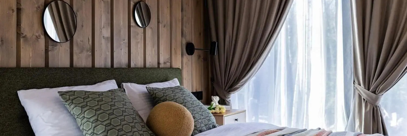 Panoramic house in a coniferous forest with sauna, Shelkovo — photo 1