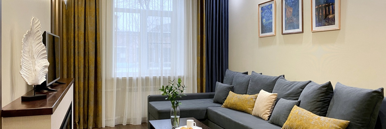 2-Kh Komnatnye Goodnight Aparts Apartments, 雷宾斯克 — 照片 1