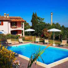Holiday house with pool, near the sea and mountains, beautiful views, 阿夸拉尼亚 — 照片 4