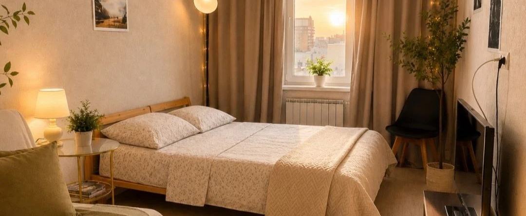 v Tsenter Noviy ZhK (Akaskova 81/1) Idealno dlya Semyi do 5 Chel Parkovka i Konditsioner Flat, Ufa — photo 1