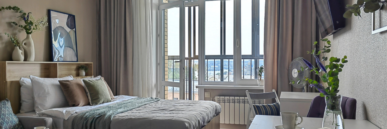 Квартира Velvet С Балконом И Видом На Реку, Иркутск — фото 1