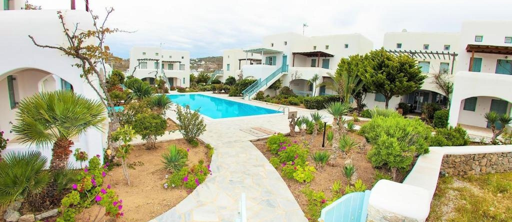 Mykonian Style Pool House 2, Орнос — фото 1