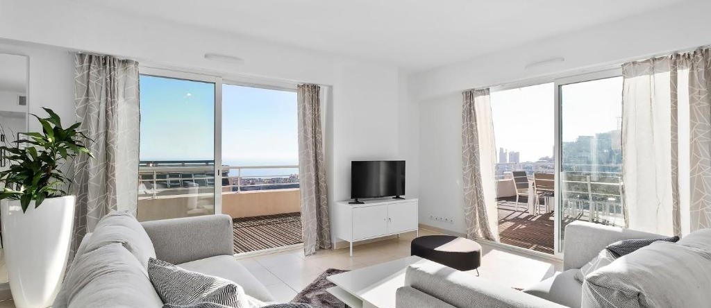 Luxury Monaco Sea View Penthouse Le Lord, Босолей — фото 1