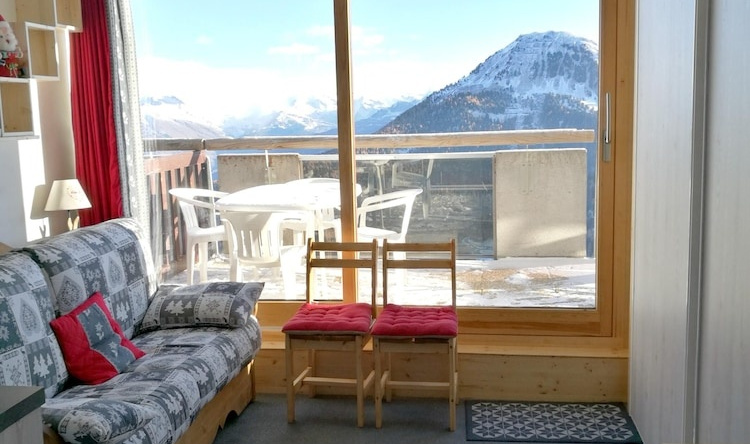 Apartment With one Bedroom in La Plagne Aime 2000, With Wonderful Moun, 埃姆 — 照片 1