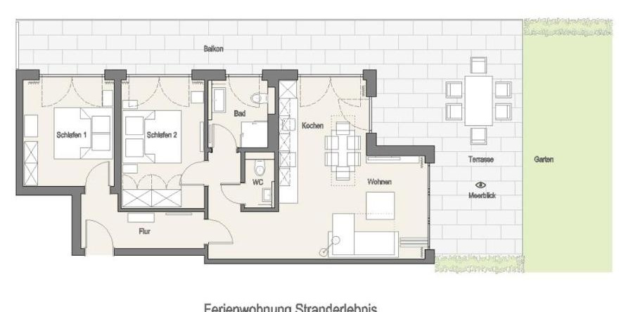 Ferienwohnung Stranderlebnis, Шарбойц — фото 1
