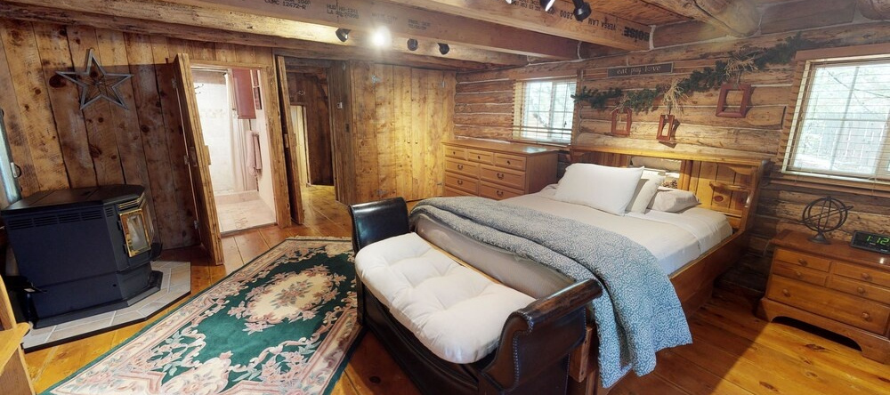 Stunning Apple Lane Log Cabin, 布兰丁 — 照片 1