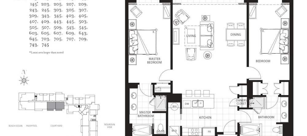 Honua Kai Konea Collection by KBM - 2 Units on same floor (201/203), 拉海纳 — 照片 1