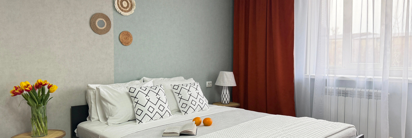 Skandi uyut v spokoynom rayone prostornaya dlya 4kh gostey Flat, Shakhty — photo 1