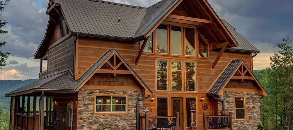 Majestic Mountain View - 4 Bedrooms, 4.5 Baths, Sleeps 12 4 Cabin by RedAwning, 白松 — 照片 1
