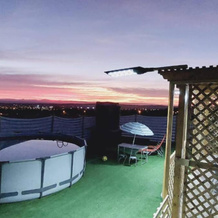 Cabaña con piscina, vista al Oasís de Pica., 皮卡 — 照片 2