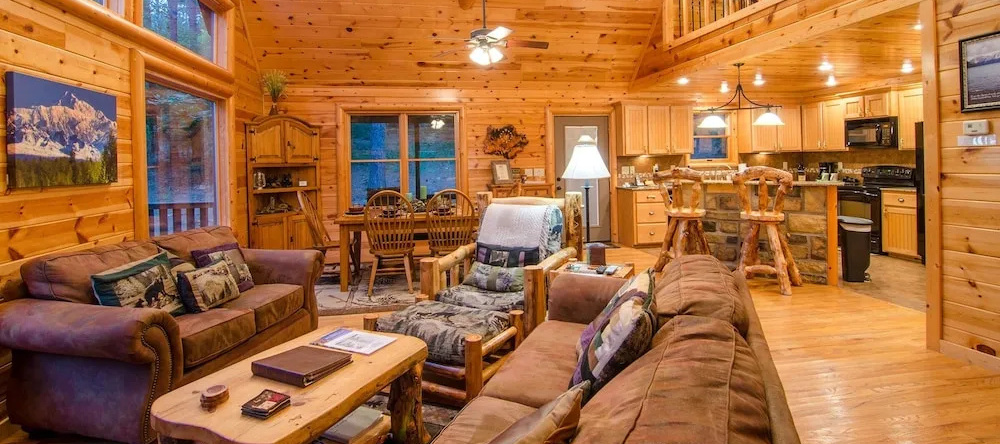 Denali Private Cabin Includes Xbox, Hot Tub, And Stone Pizza Oven By Redawning, Броукен-Боу — фото 1