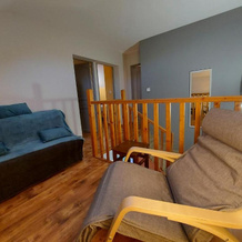 Entre lac et montagne, chaleureuse maison 3 pièces avec très belle vue lac d'Annecy. Terrasse, jardin, parking, cheminée, barbecue …., 圣若里奥 — 照片 5