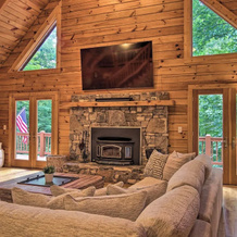7 Mi to Ski Slopes: Mars Hill Cabin w/ Hot Tub!, 马尔斯希尔 — 照片 5