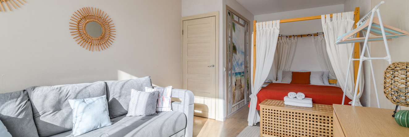S vidom na Finskiy zaliv v samom tsentre Sestroretska Flat, 谢斯特罗列茨克 — 照片 1