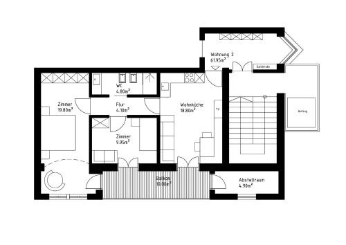 Apartment Genziana, 奥尔蒂塞伊 — 照片 1