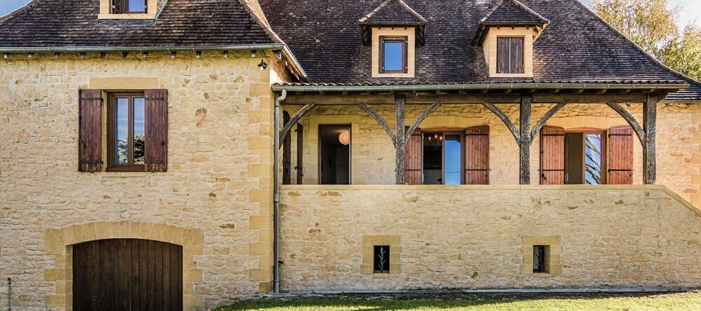 Beautiful Périgord House With Marvellous View of Marquay and Beautiful Nature, 马尔凯 — 照片 1