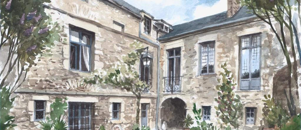 Hôtel Tanquerey de La Rochaisière, 库唐斯 — 照片 1