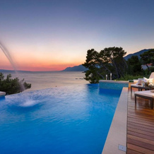 Luxury Seafront Villa Brela Pride with private heated pool at the beach in Brela - Baska Voda, 布雷拉 — 照片 5