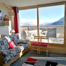 Apartment With one Bedroom in La Plagne Aime 2000, With Wonderful Moun, 埃姆 — 照片 2