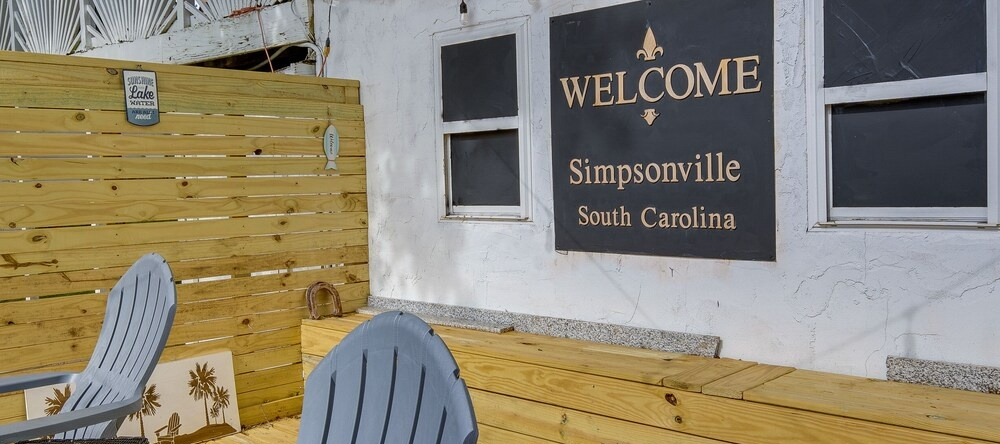 Peaceful Waterfront Studio 16 Mi to Greenville!, 辛普森维尔 — 照片 1