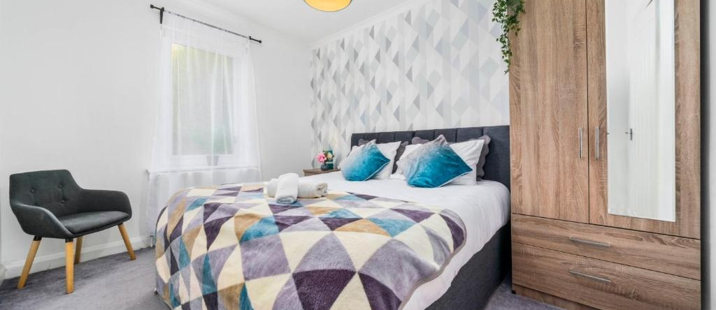 Two Bedroom Apartment By Klass Living Serviced Accommodation Motherwell - Anderson Apartment With Wifi &Parking, Мазеруэлл — фото 1