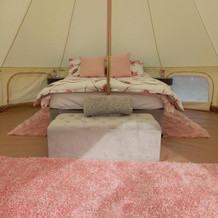 Log cabin retreat and luxury bell tent, 罗兰兹卡斯尔 — 照片 4