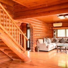 [All Natural Wood Big Log Home]4Br,2Bath,3Toilets, Онна — фото 5