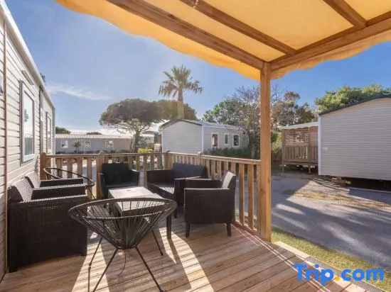 MOBILHOME SOLEIA MAR ESTANG SIBLU VILLAGE - Front de mer Accès plage privé CLIM 2SDB Canet, Canet-en-Roussillon — photo 1