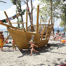 Happy Camp in Camping Cisano San Vito, 巴多利诺 — 照片 5