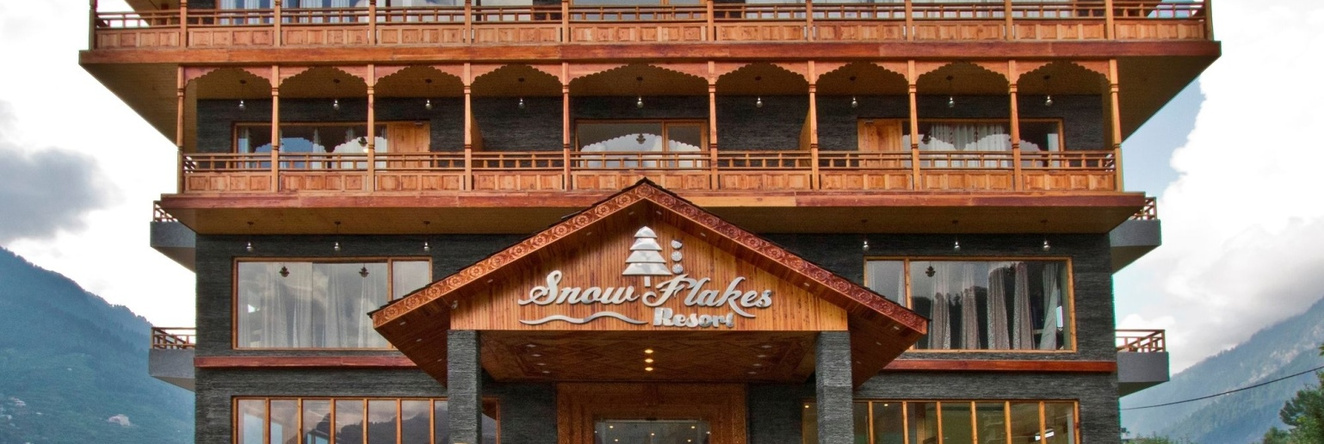 Snow Flakes Resort And Spa Centrally Heated Luxury Resort, 马纳利 — 照片 1