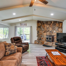 Furnished Deck & Fire Pit: Sherwood Forest Cabin, Sherwood Forest — photo 2