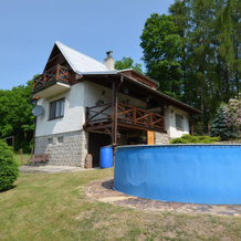 House With the Pool and Fenced Garden, Great View at Trosky Castle, 克托瓦 — 照片 3